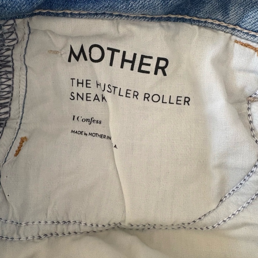 MOTHER Superior -The Hustler Roller Sneak Jeans - Picture 6 of 8